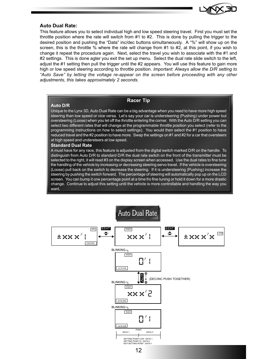 Xx x xx x $xx x x xx x 0 0 | HITEC Lynx 3D User Manual | Page 13 / 16