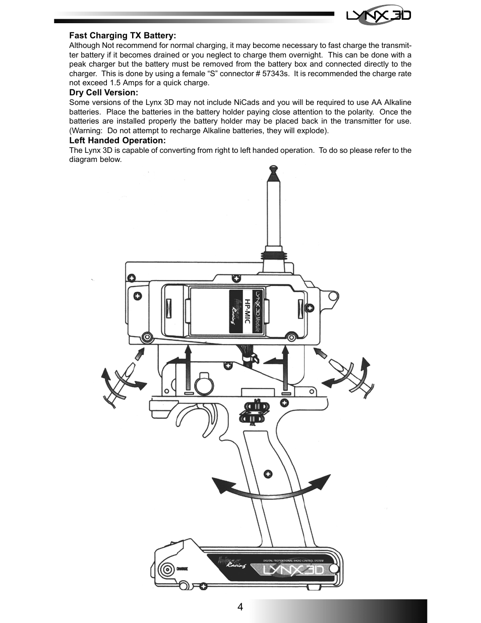 HITEC Lynx 3D User Manual | Page 5 / 16