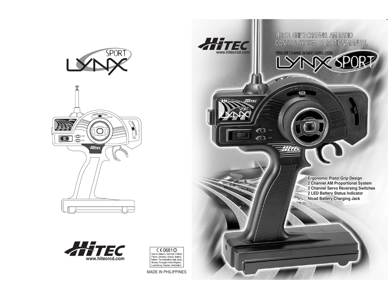 HITEC Lynx Sport User Manual | 6 pages