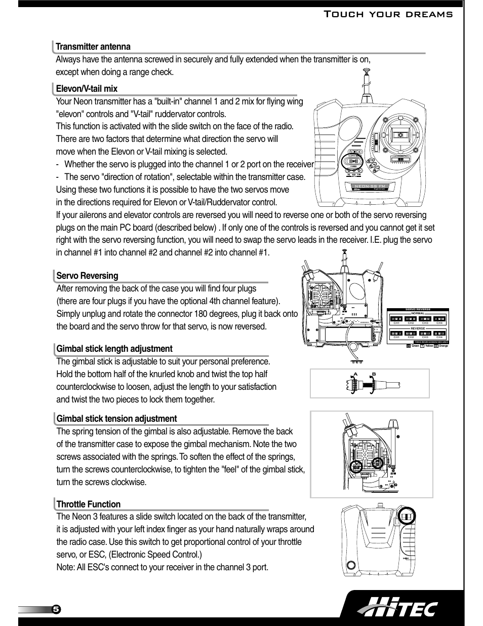 HITEC Neon SS User Manual | Page 5 / 8