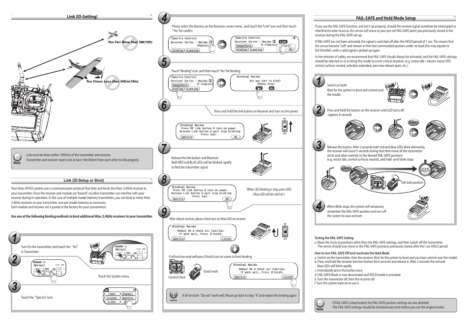 Maxima series_engp2 | HITEC Maxima 9 User Manual | Page 2 / 2