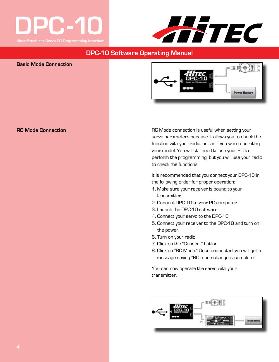 Dpc-10 | HITEC DPC-10 User Manual | Page 4 / 13