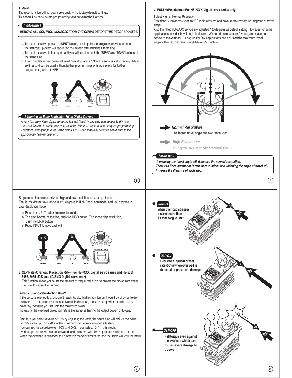 HITEC HFP-25 User Manual | Page 2 / 4