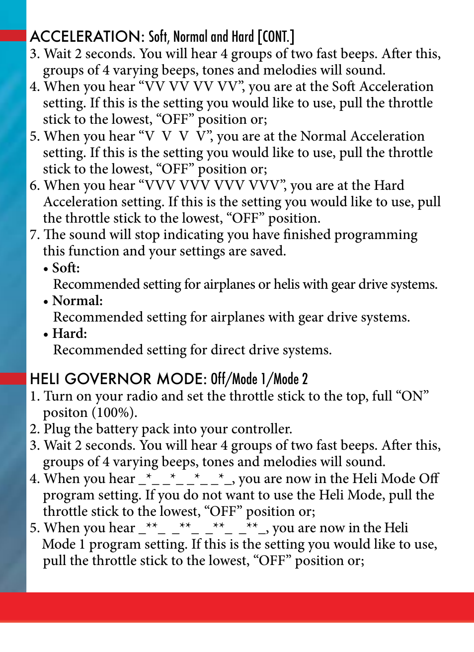 HITEC ENERGY SPORT ESC SERIES User Manual | Page 10 / 16