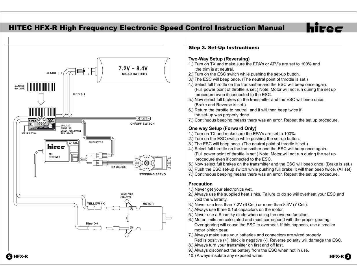 HITEC HFX-R User Manual | Page 2 / 2