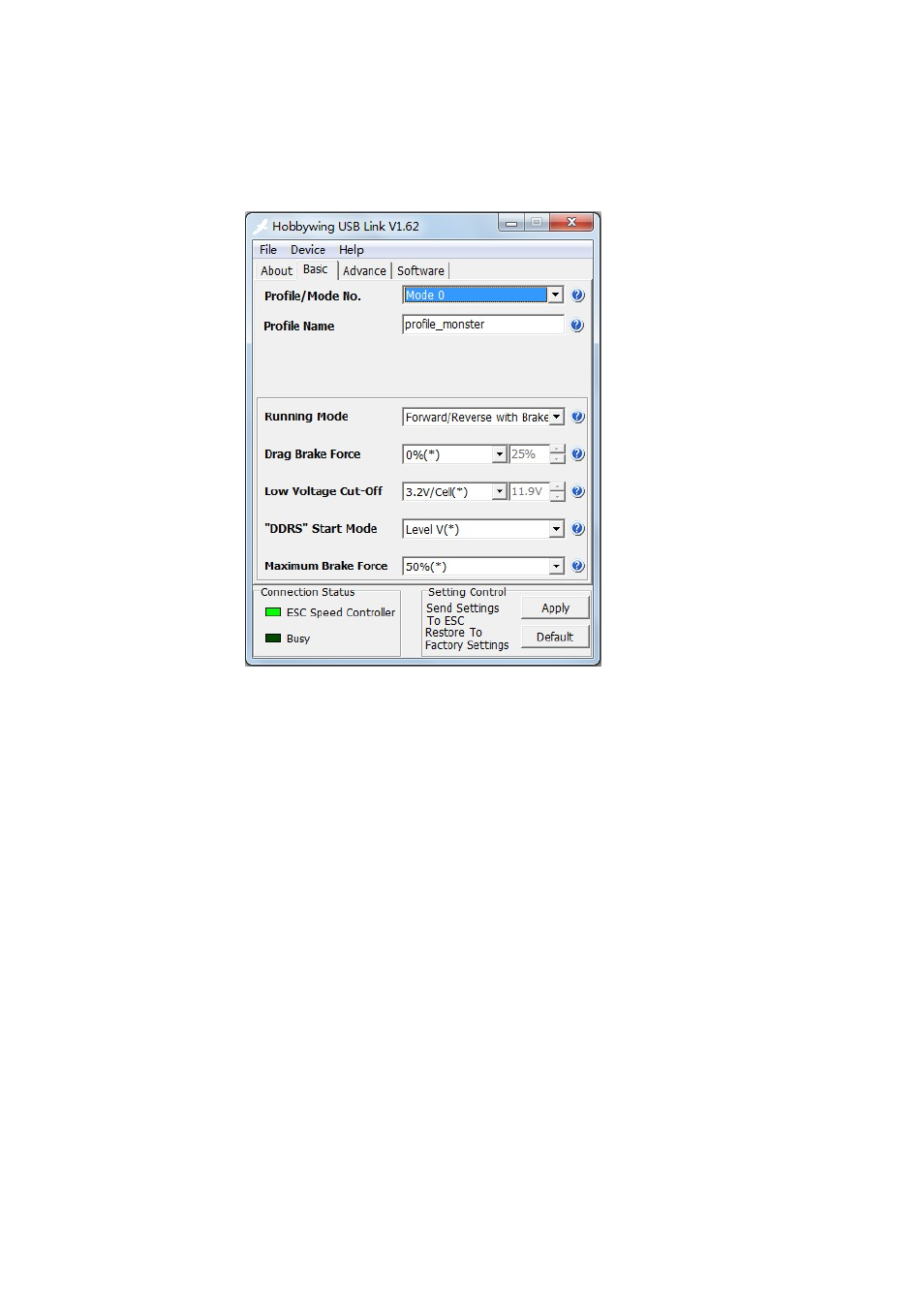 Hobbywing USB Link Software User Manual | Page 6 / 9