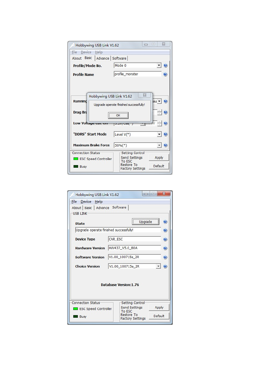 Hobbywing USB Link Software User Manual | Page 9 / 9