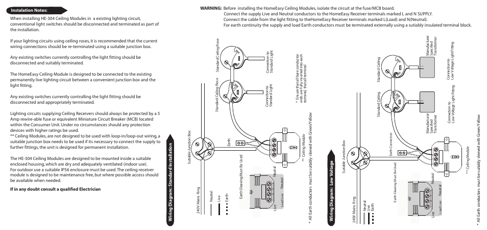 Home Easy HE304 User Manual | Page 2 / 2