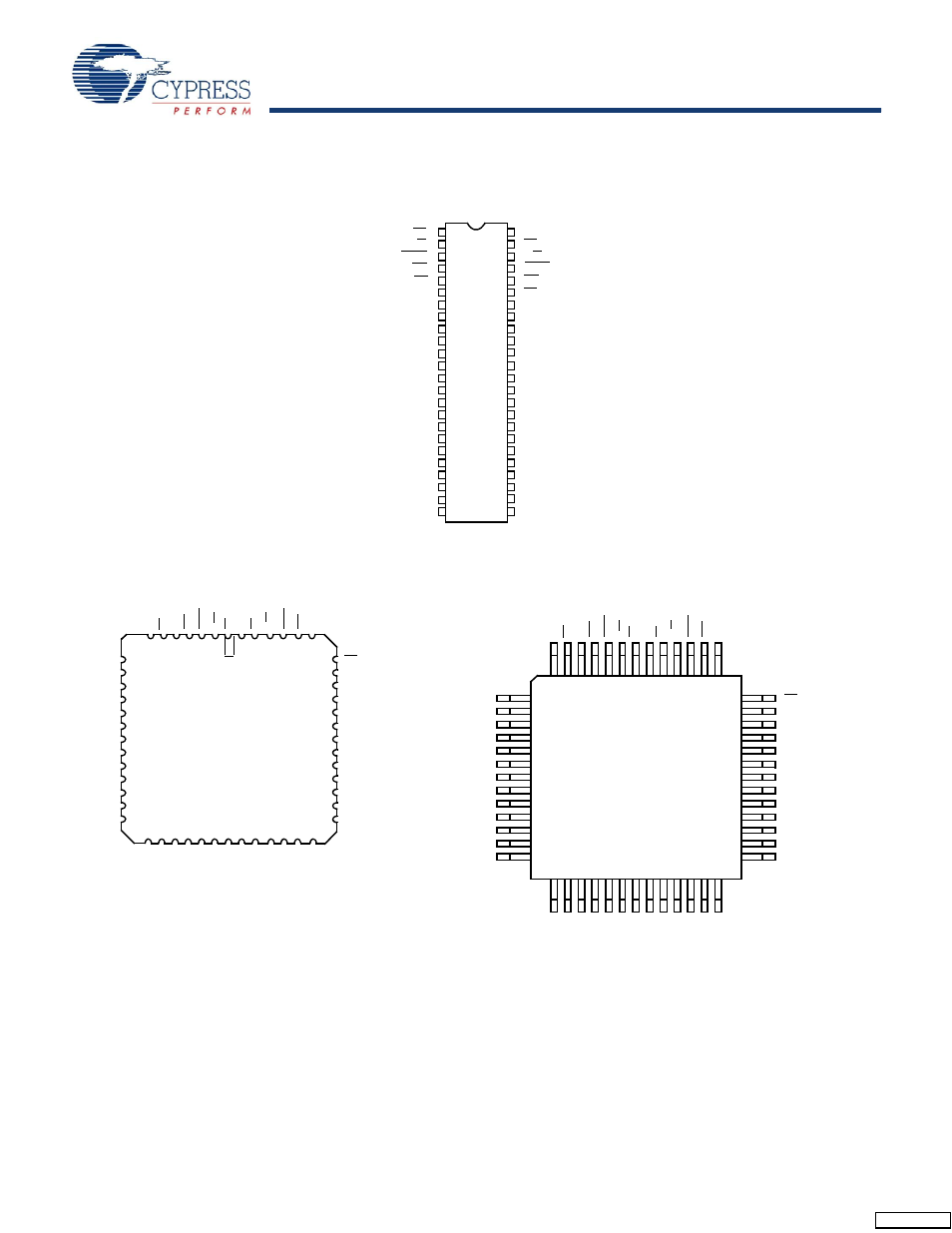 Pin configurations | Cypress CY7C140 User Manual | Page 2 / 19
