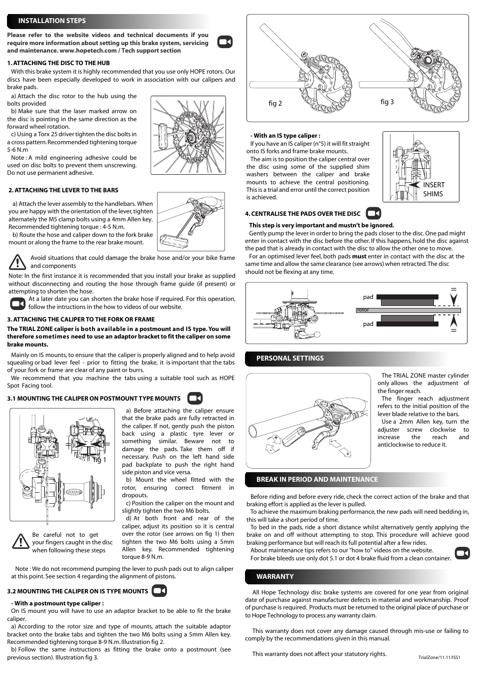 Hope Tech Trial Zone User Manual | Page 2 / 2