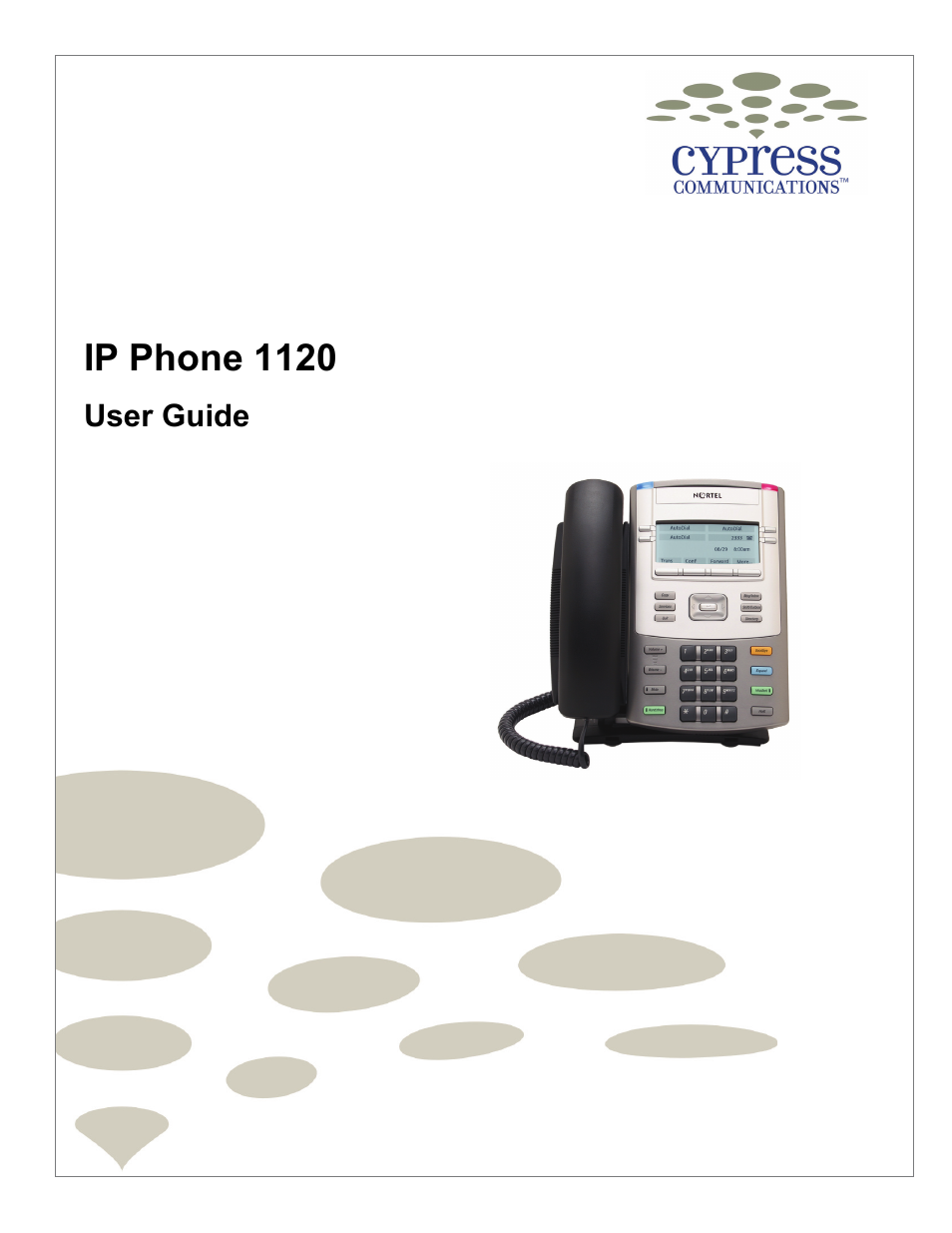 Cypress 1120 User Manual | 39 pages