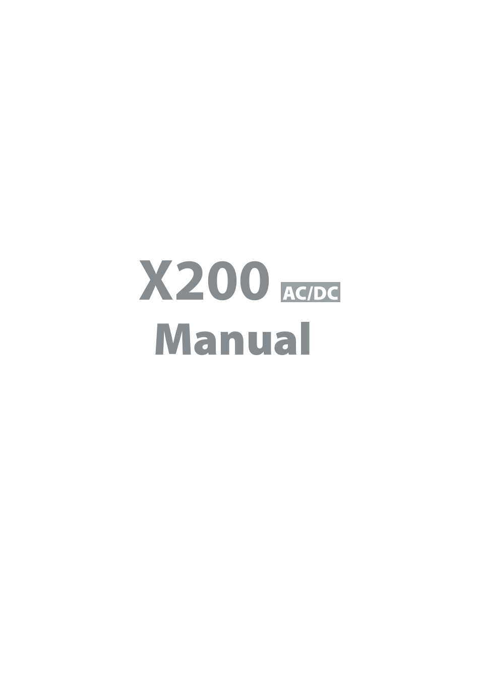 Imaxrc X200AC-DC User Manual | 39 pages
