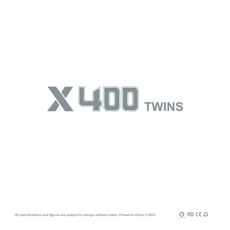 Imaxrc X400 twins User Manual | Page 24 / 24