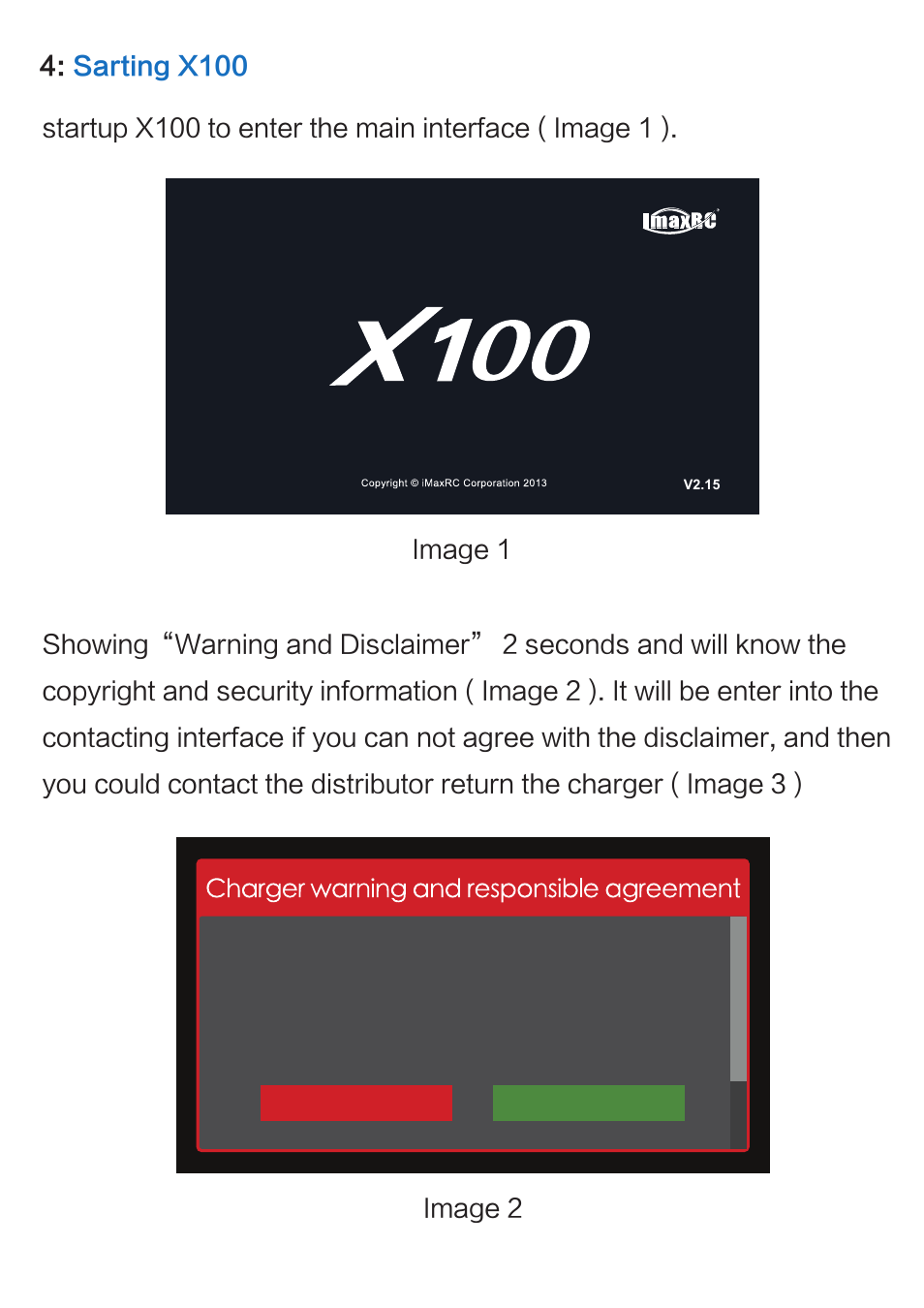 Imaxrc X100 User Manual | Page 10 / 39