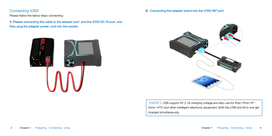 Connecting x350 | Imaxrc X350 User Manual | Page 8 / 25