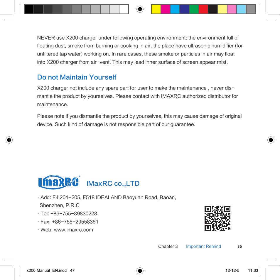 Imaxrc X200 User Manual | Page 47 / 96