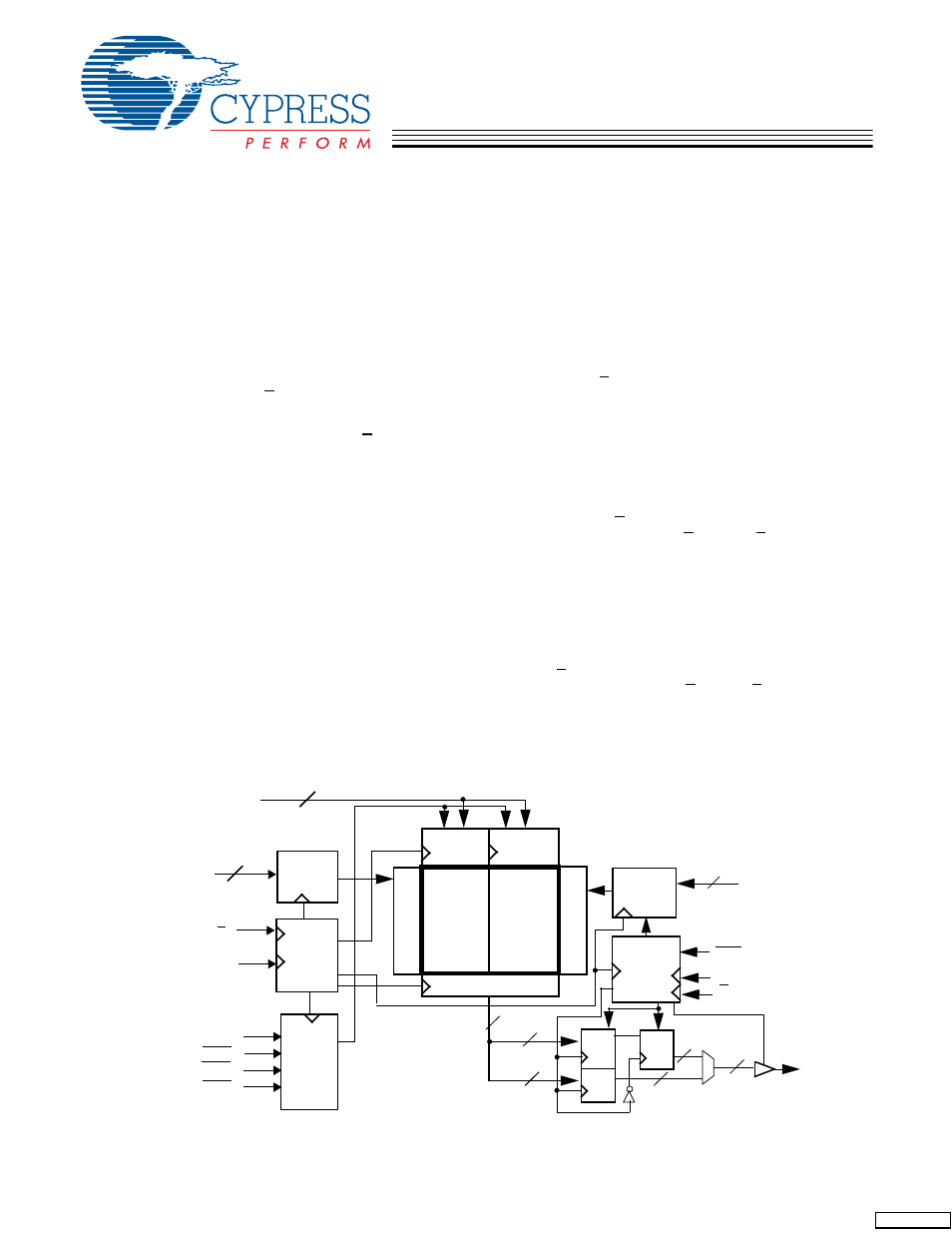 Cypress CY7C1302DV25 User Manual | 18 pages