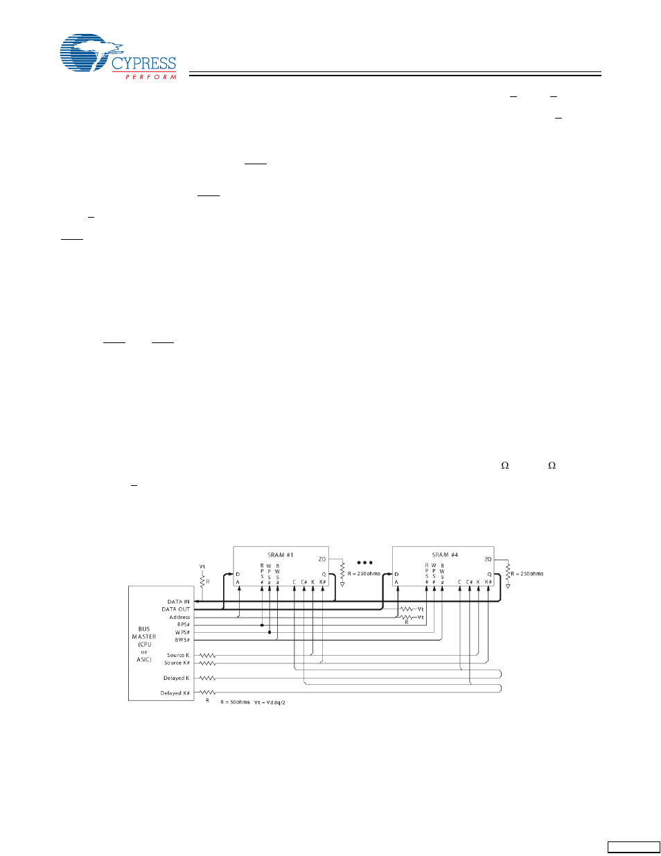 Application example | Cypress CY7C1302DV25 User Manual | Page 4 / 18