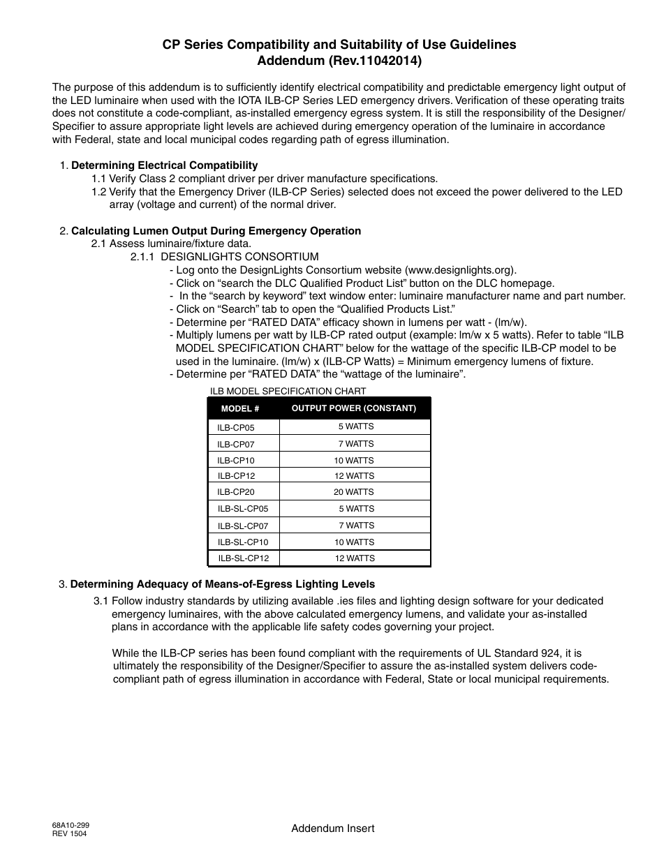 IOTA ILB-SL-CP12 User Manual | Page 5 / 5