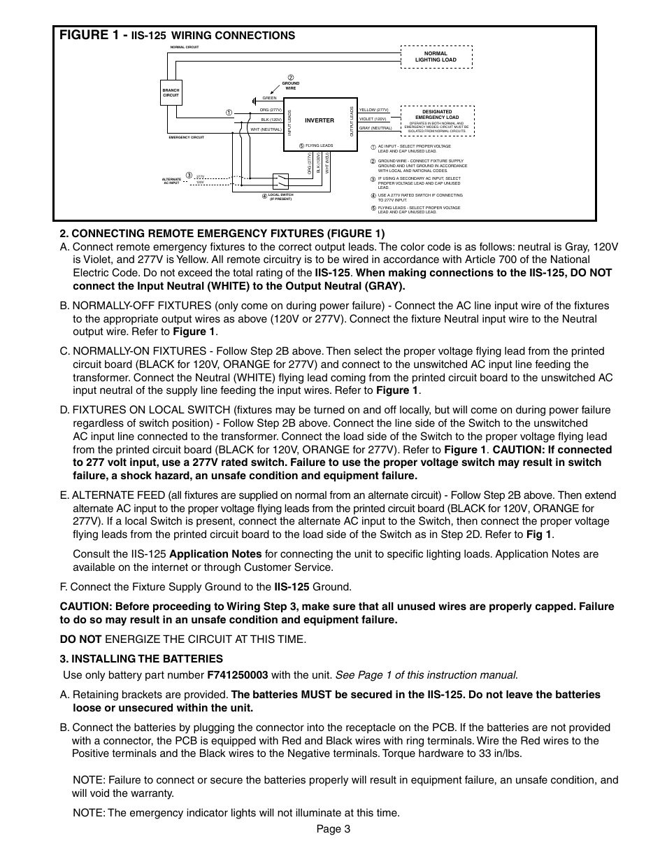 Figure 1, Page 3 | IOTA IIS-125-SM User Manual | Page 3 / 4