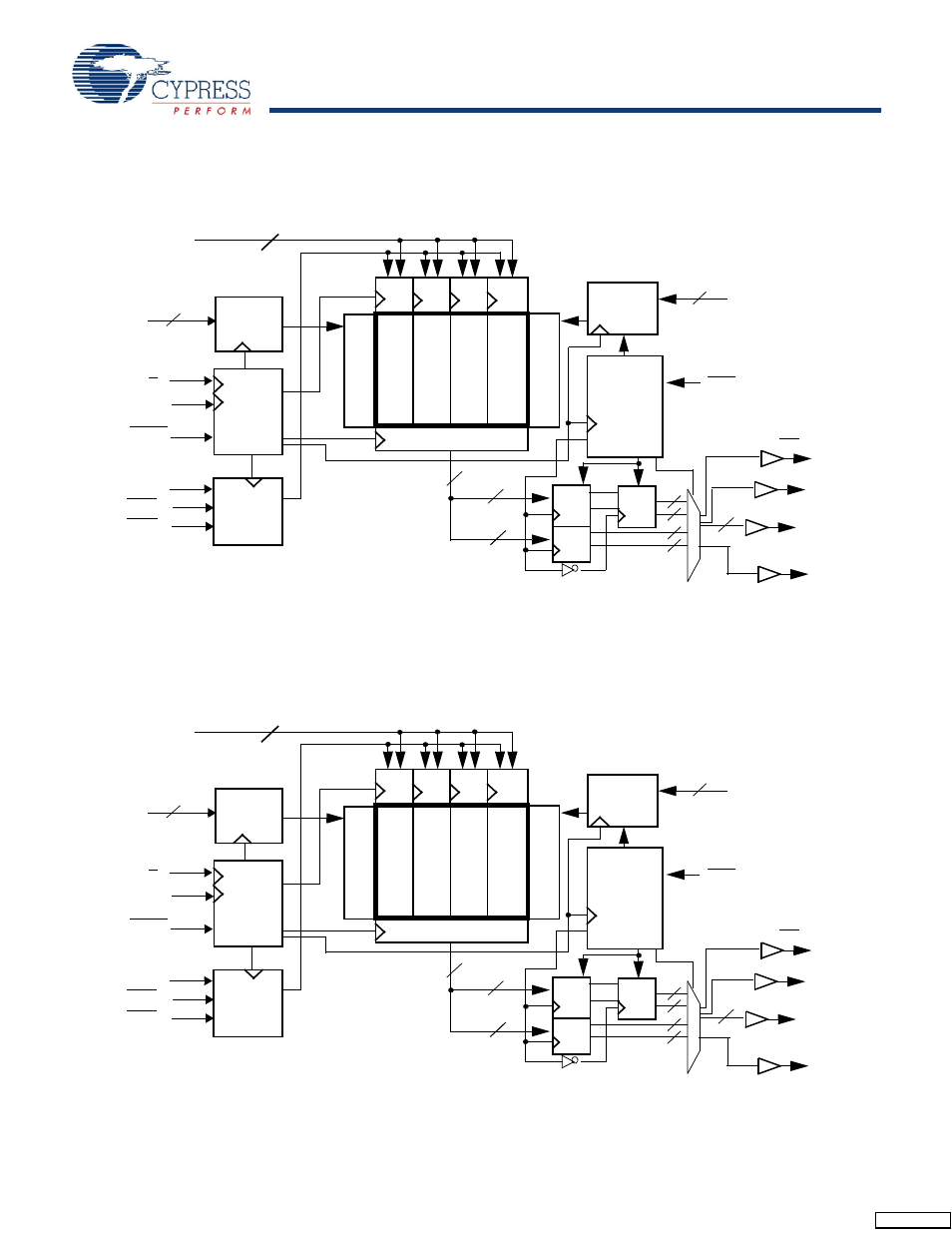 Logic block diagram (cy7c1161v18), Logic block diagram (cy7c1176v18) | Cypress CY7C1165V18 User Manual | Page 2 / 29