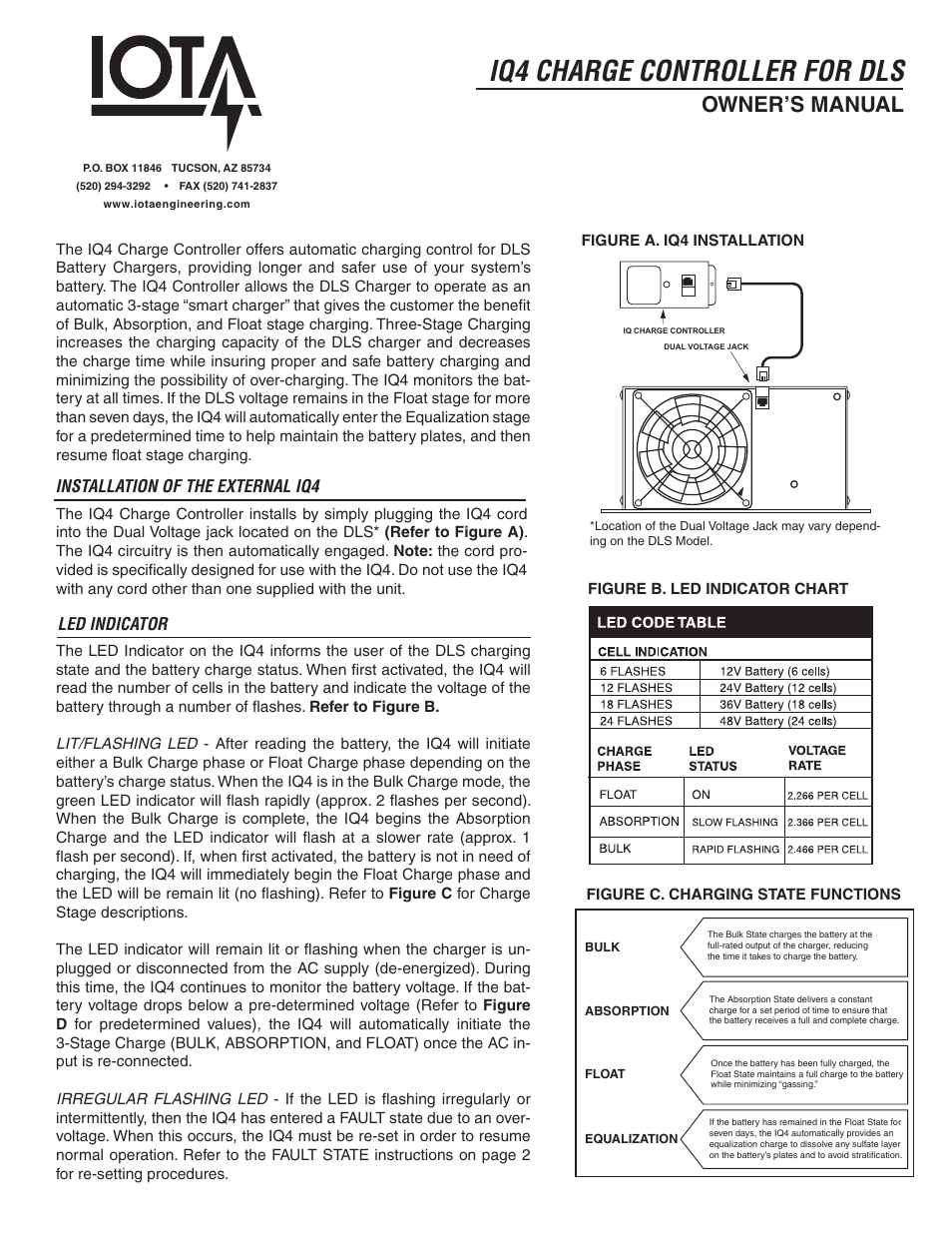 IOTA IQ4 User Manual | 2 pages