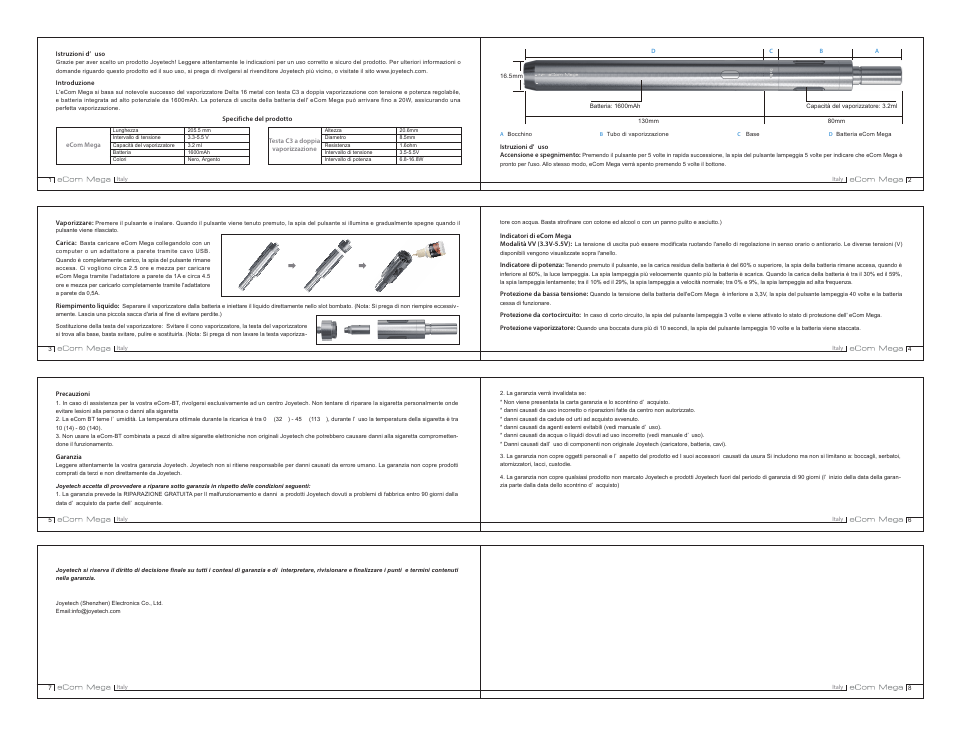 Joyetech Joye eCom Mega User Manual | Page 9 / 10