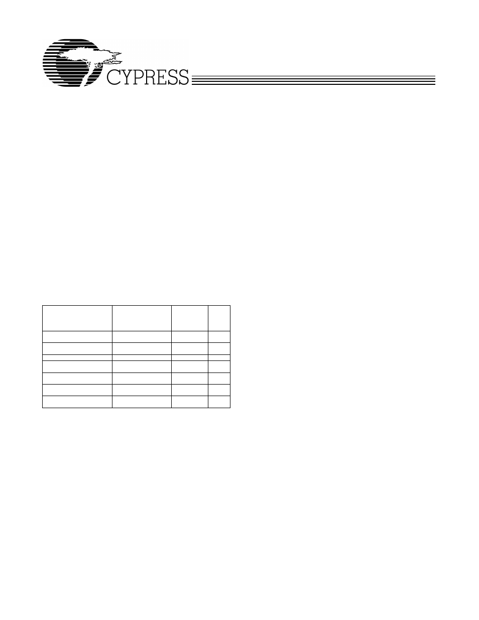 Cypress Intel 8x930Ax User Manual | 7 pages