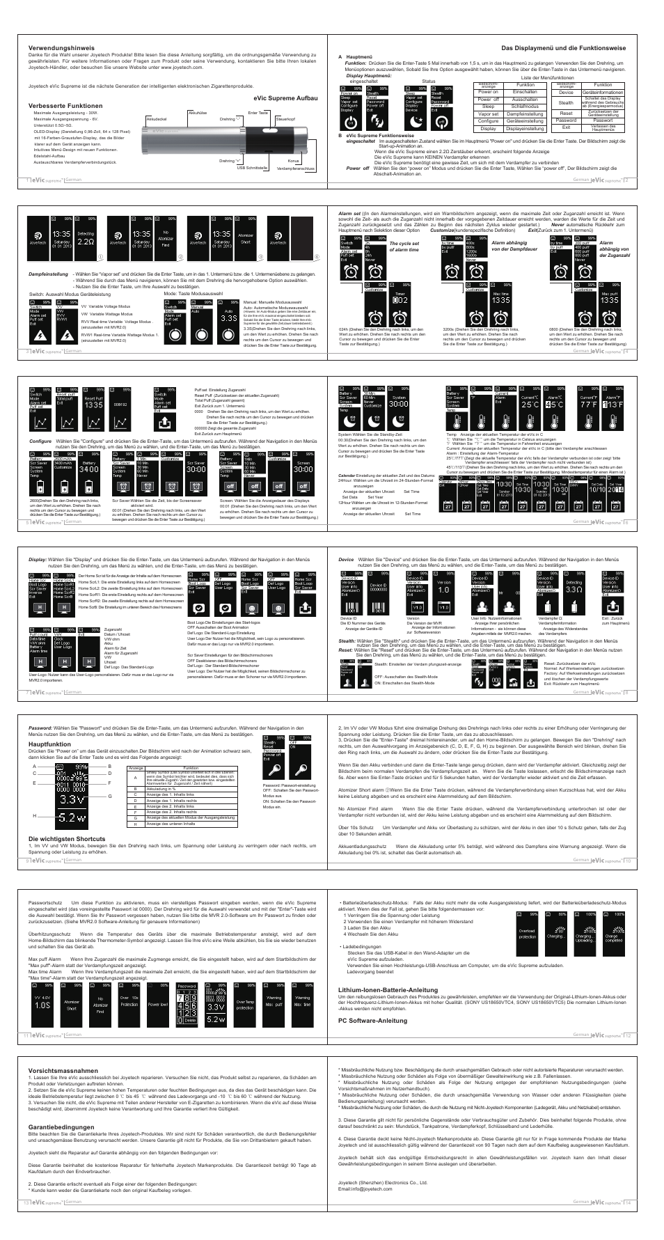 Joyetech eVic supreme User Manual | Page 3 / 9
