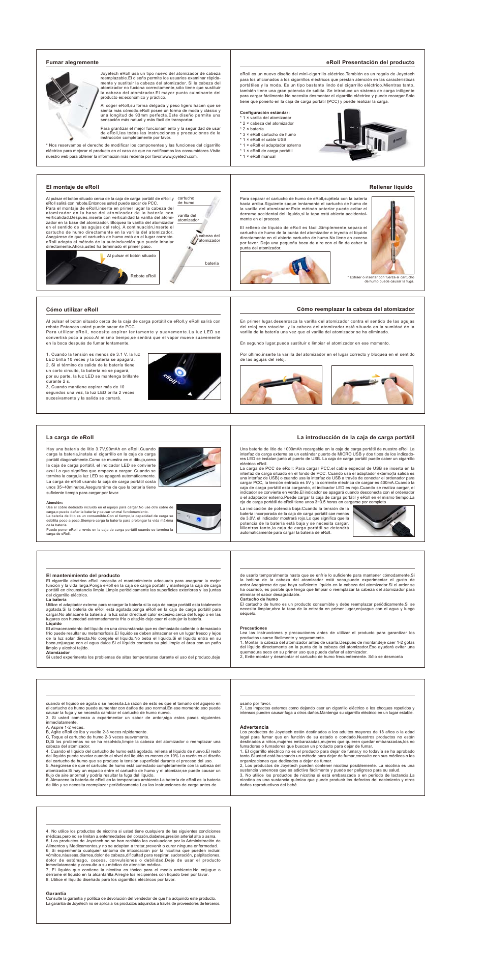 Joyetech eRoll User Manual | Page 6 / 9