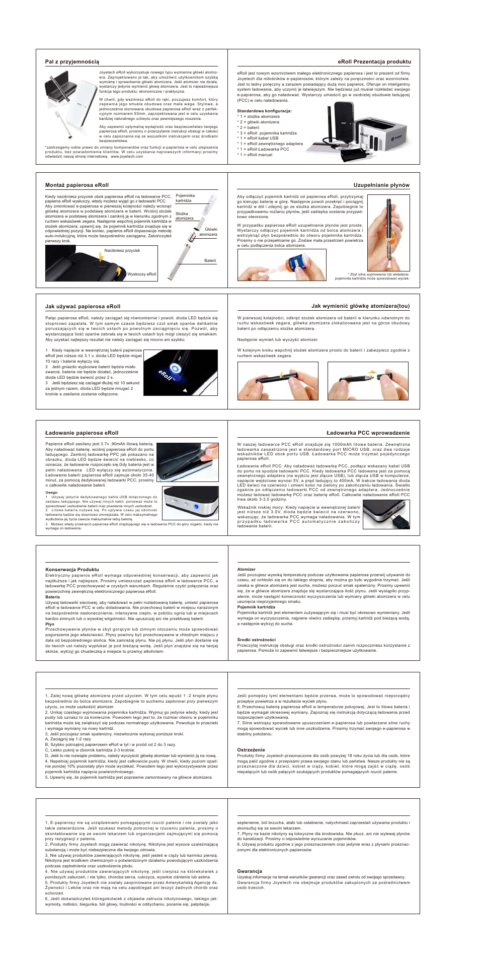 Joyetech eRoll User Manual | Page 8 / 9