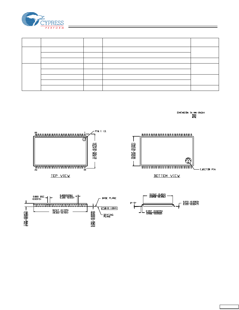 Cypress CY62136VN User Manual | Page 10 / 12