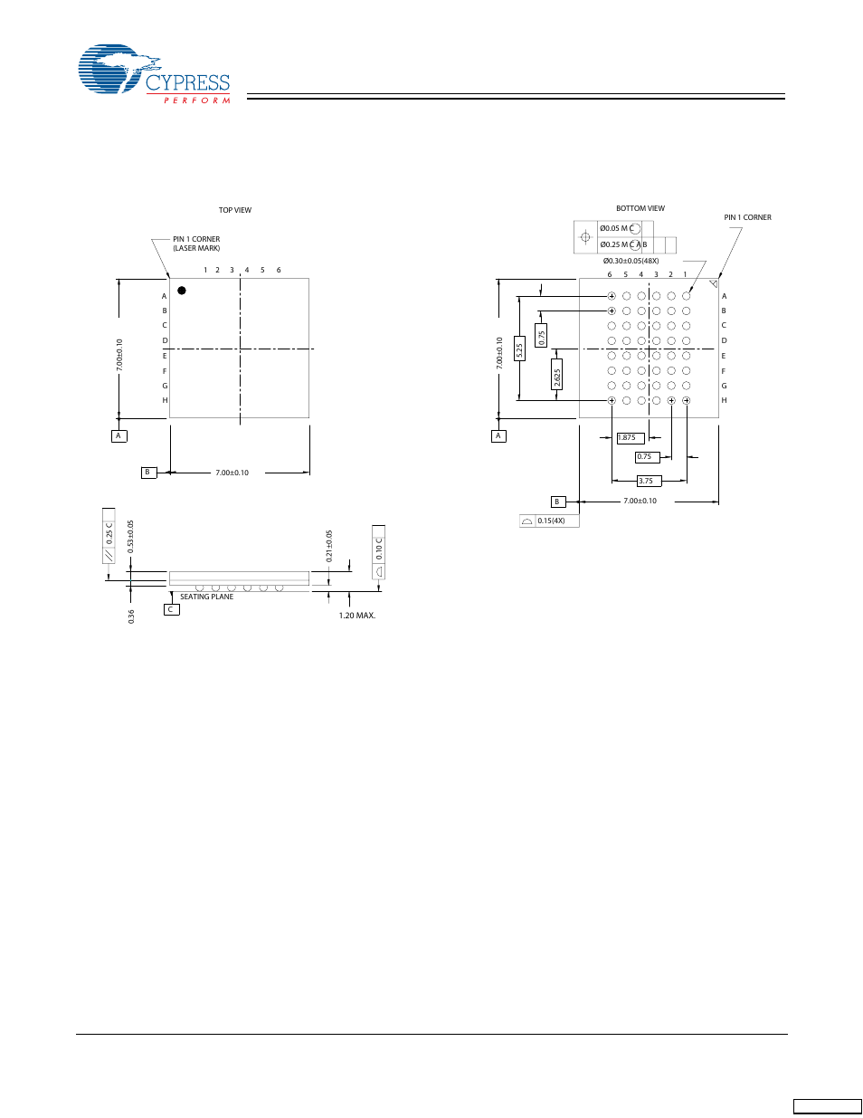 Package diagrams, Continued) | Cypress CY62136VN User Manual | Page 11 / 12
