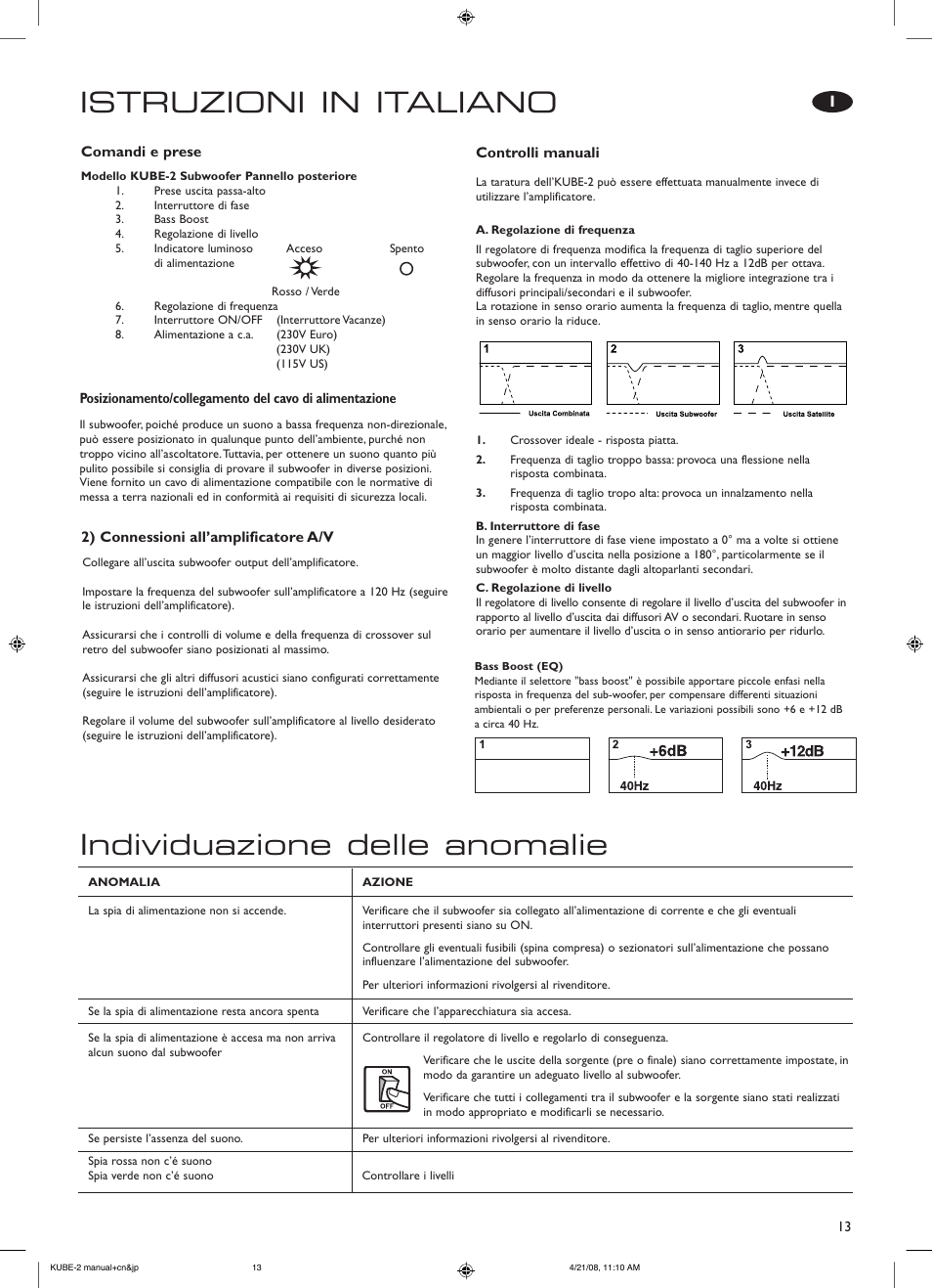 KEF Kube 2 User Manual | Page 13 / 24