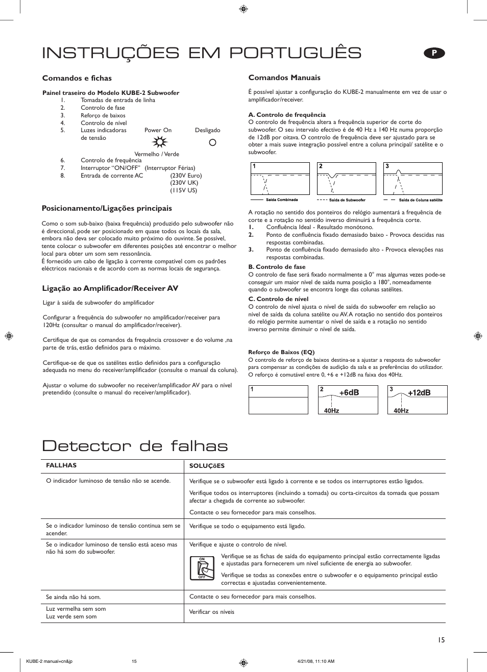 KEF Kube 2 User Manual | Page 15 / 24