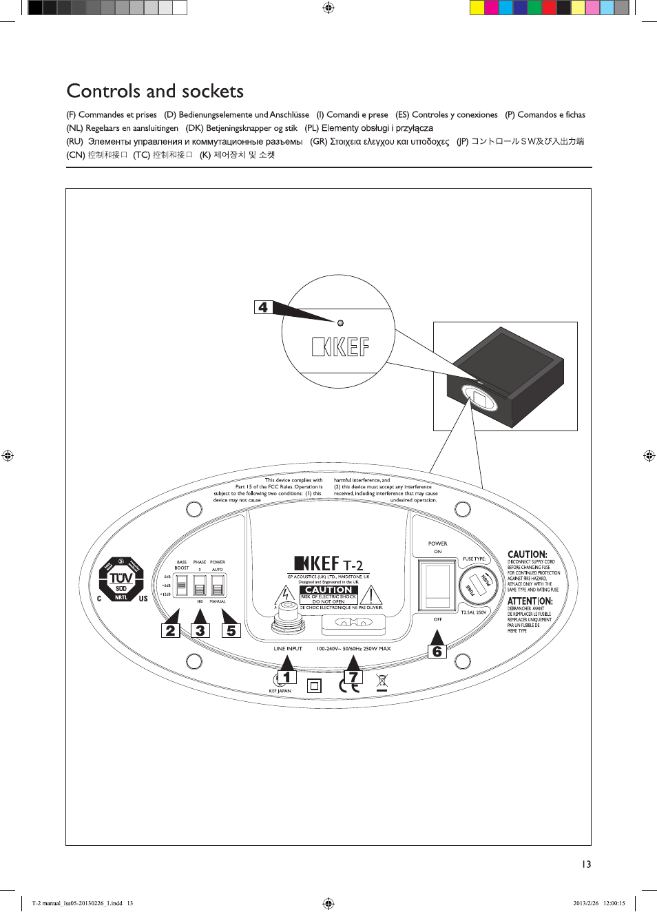 KEF T Series User Manual | Page 13 / 32