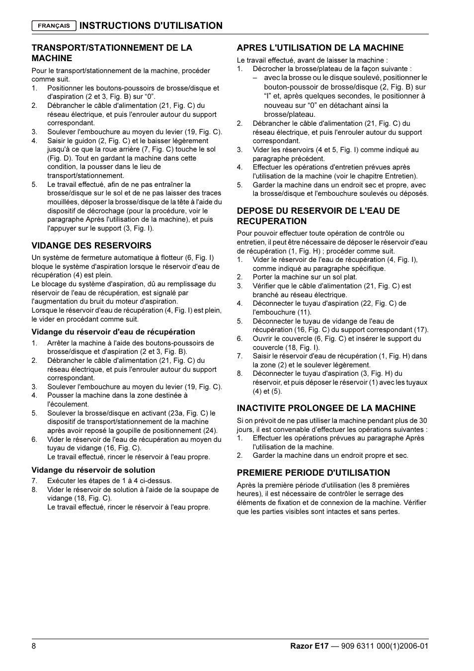 Instructions d'utilisation | Kent Razo E17 User Manual | Page 22 / 52