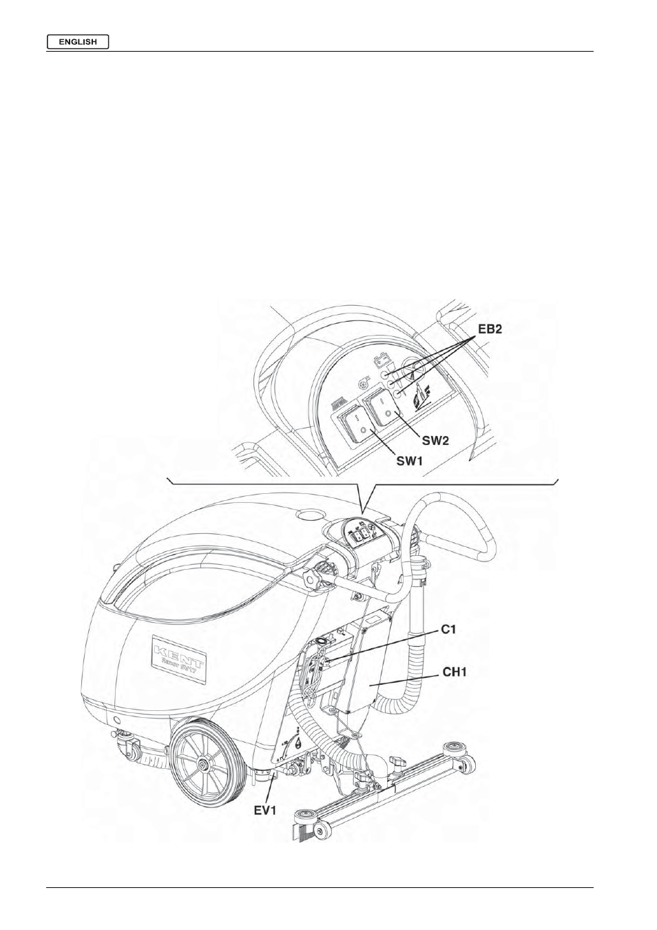 Electrical system, Service manual, Component location [razor sv 17 | Kent Razo E17 User Manual | Page 44 / 50