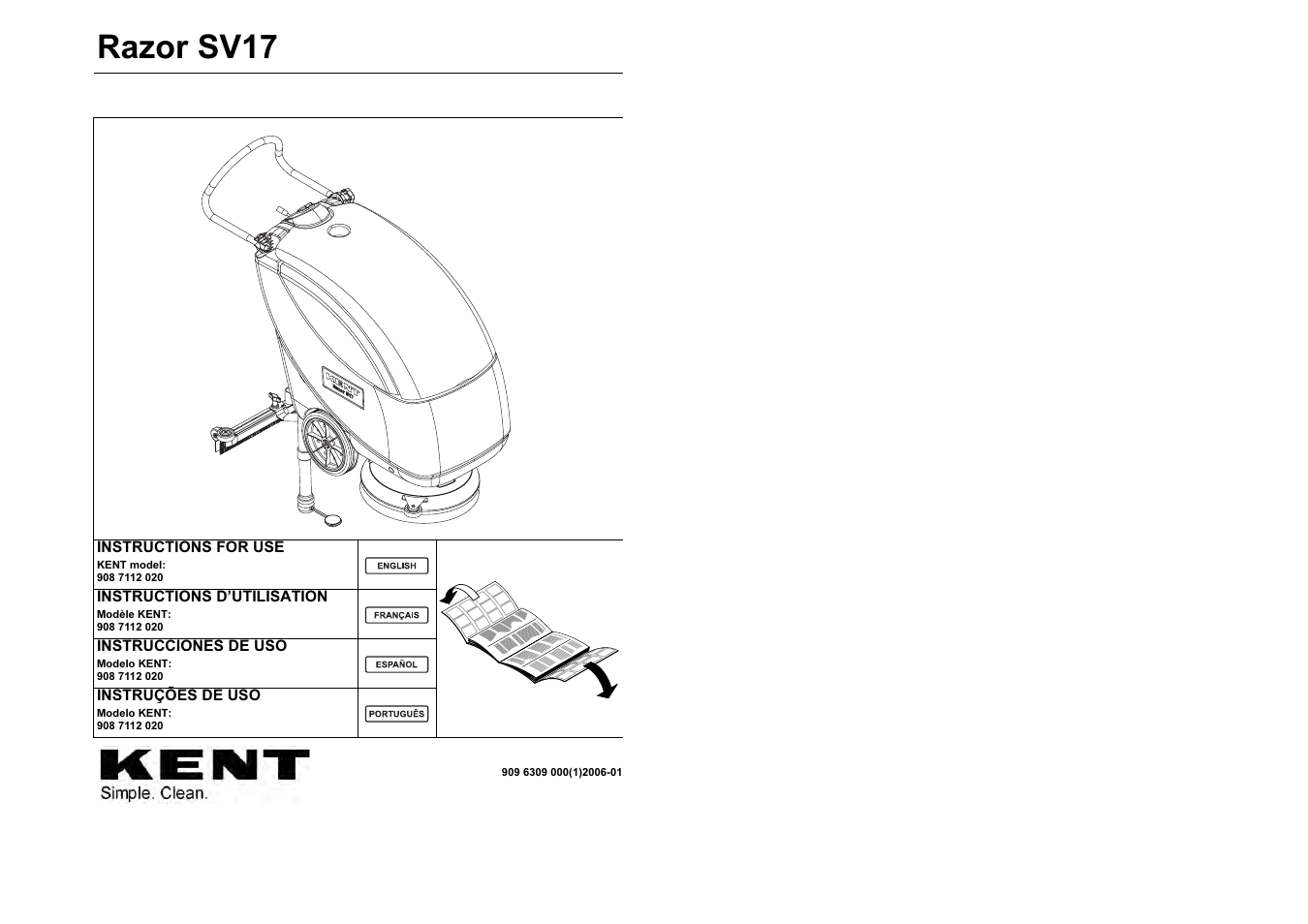 Kent Razo SV17 User Manual | 60 pages