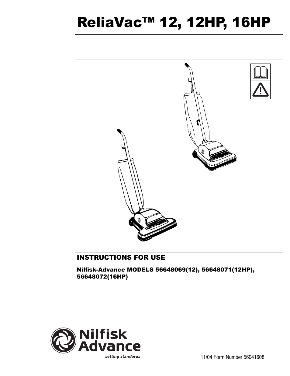 Kent ReliaVa 12 User Manual | 12 pages