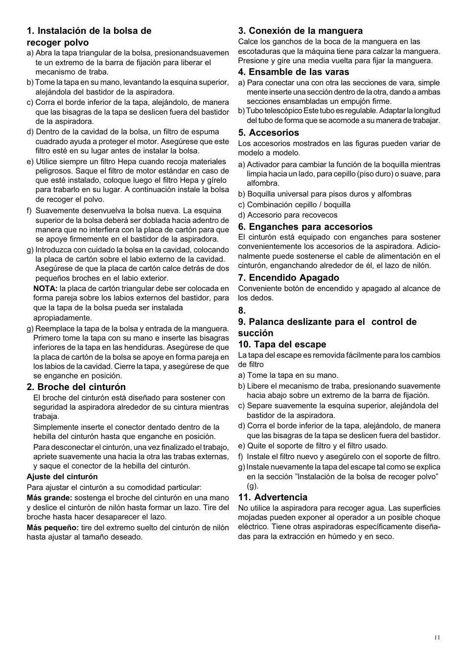 Kent UZ 964 Hip Va User Manual | Page 11 / 16