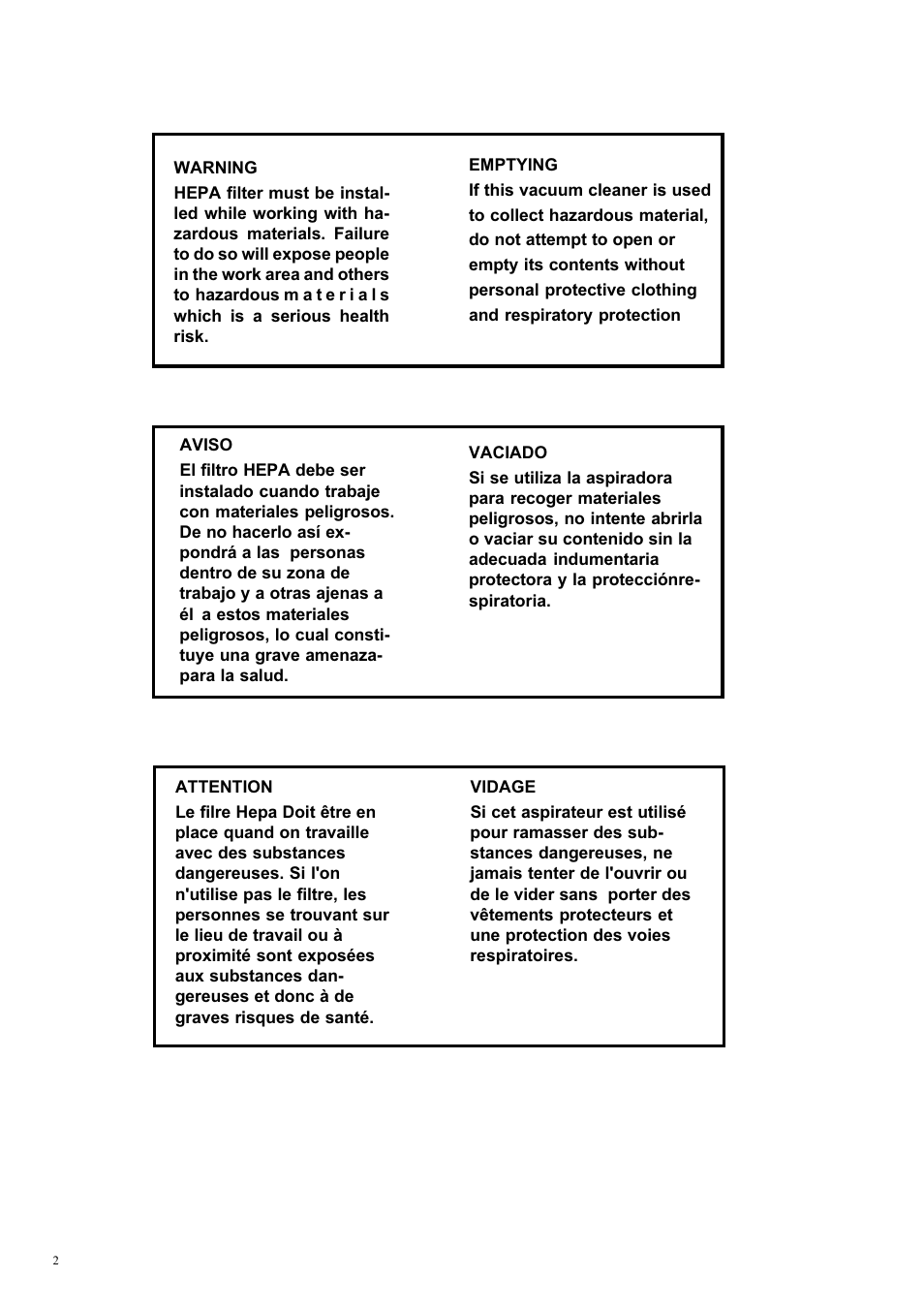 Kent UZ 964 Hip Va User Manual | Page 2 / 16