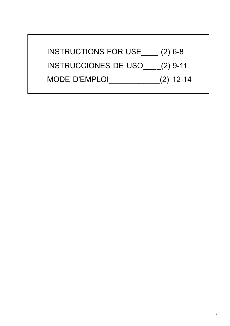 Kent UZ 964 Hip Va User Manual | Page 3 / 16