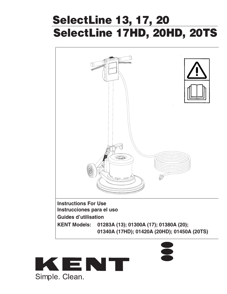 Kent SelectLin 20TS User Manual | 20 pages