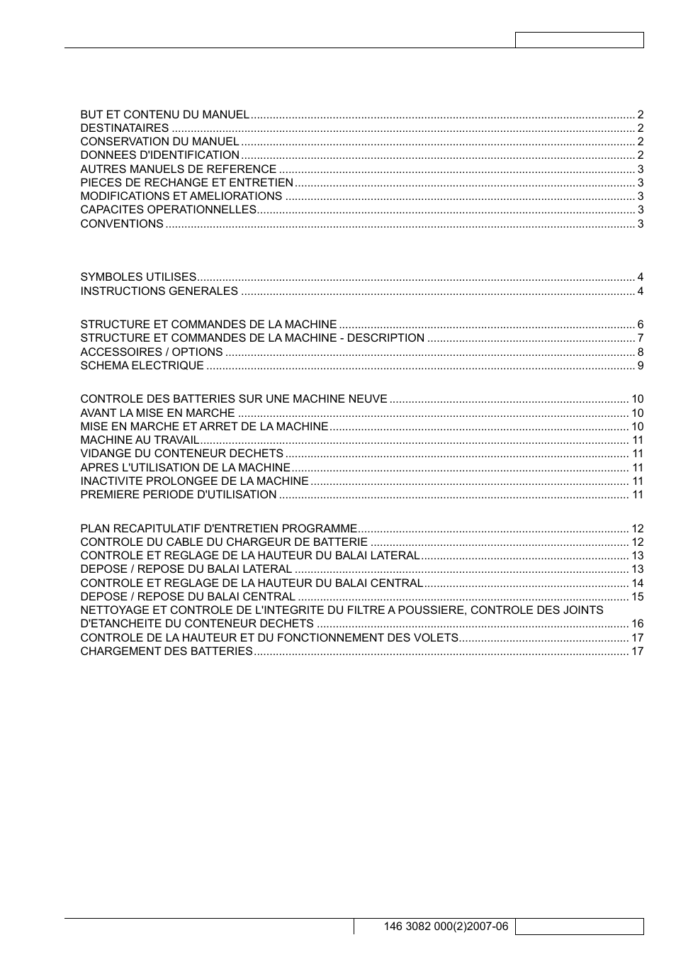 Table des matieres | Kent Edg 28B User Manual | Page 22 / 77