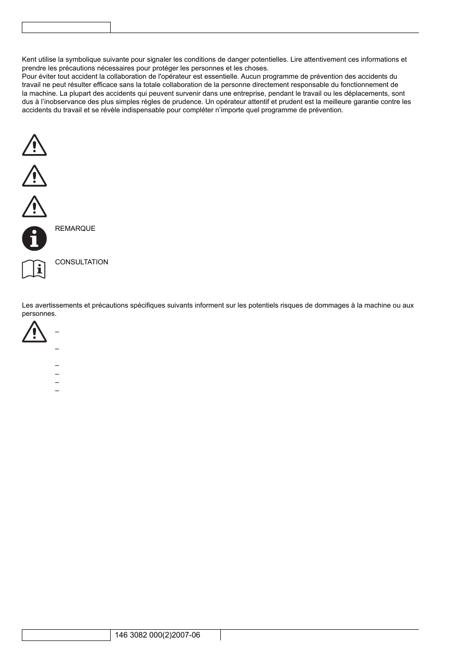 Securite | Kent Edg 28B User Manual | Page 25 / 77