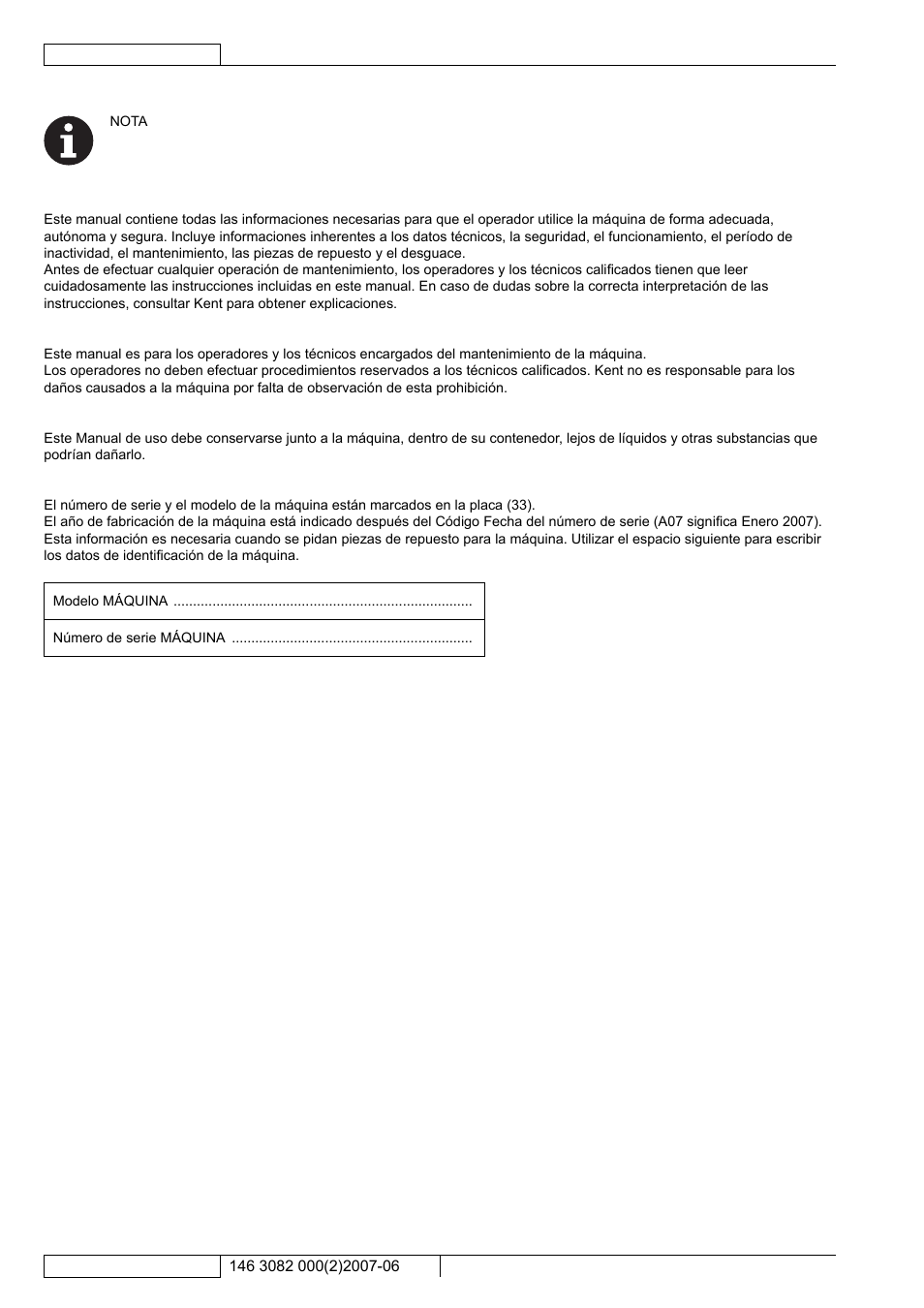 Introducción | Kent Edg 28B User Manual | Page 41 / 77