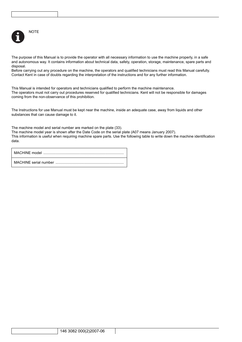Introduction | Kent Edg 28B User Manual | Page 5 / 77