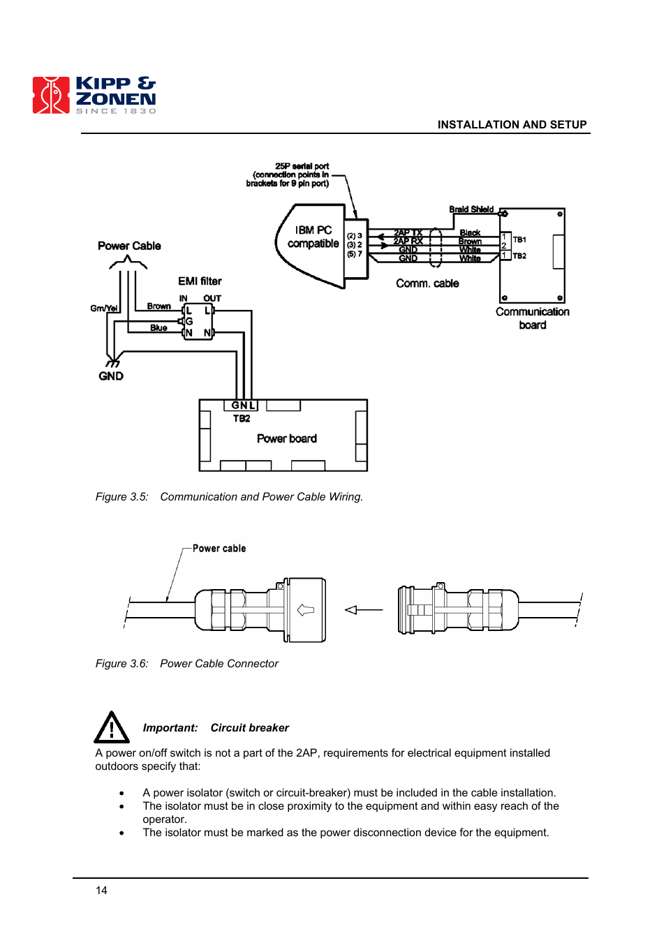 Kipp&Zonen 2AP Sun Tracker User Manual | Page 15 / 110