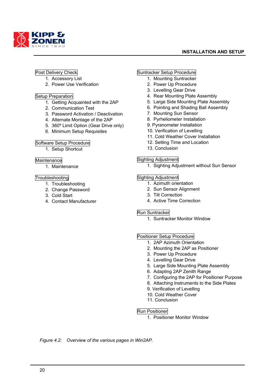 Kipp&Zonen 2AP Sun Tracker User Manual | Page 21 / 110